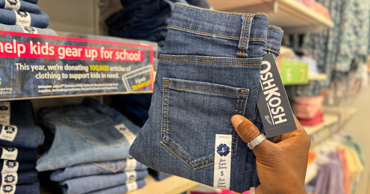 Buy 1, Get 2 FREE Carter’s & OshKosh Jeans – ONLY $10 Per Pair (Regularly $30)