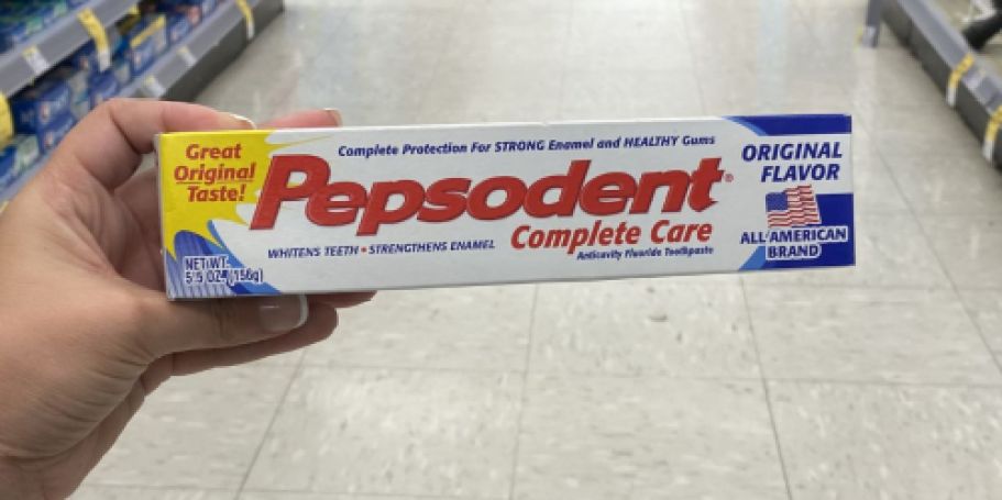 Pepsodent Toothpaste 6-Pack Only $5 Shipped on Amazon (Reg. $15) – Just 85¢ Each!