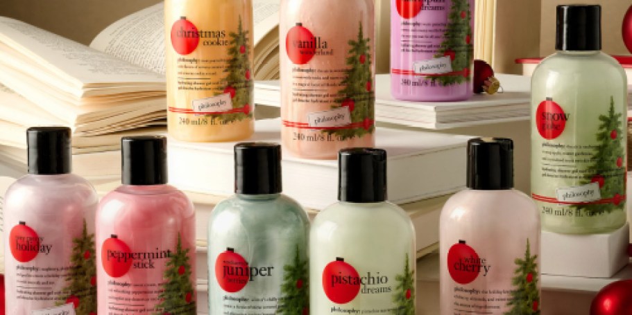 Philosophy Holiday Shower Gel 9-Piece Set from $49.98 Shipped (Only $5 Each) – 4K Shoppers Have Purchased Today!