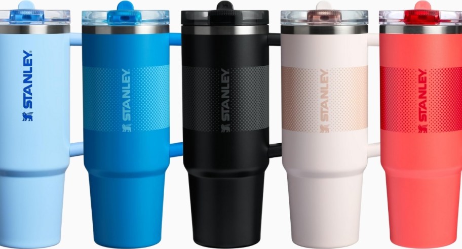 five stanley 30oz protour tumblers