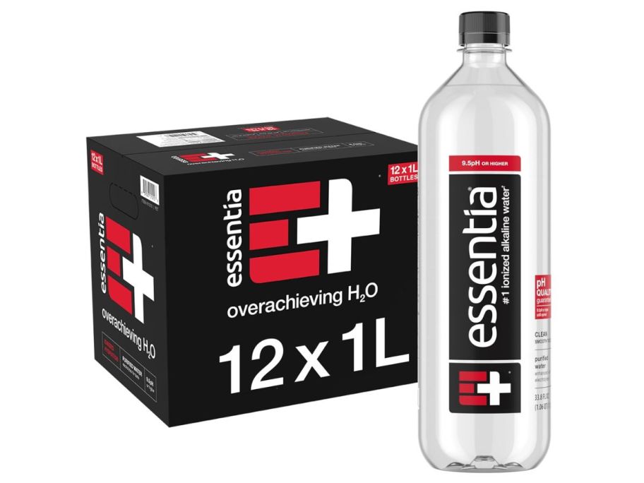 stock image of Essentia Ionized Alkaline Bottled Water 12-Pack