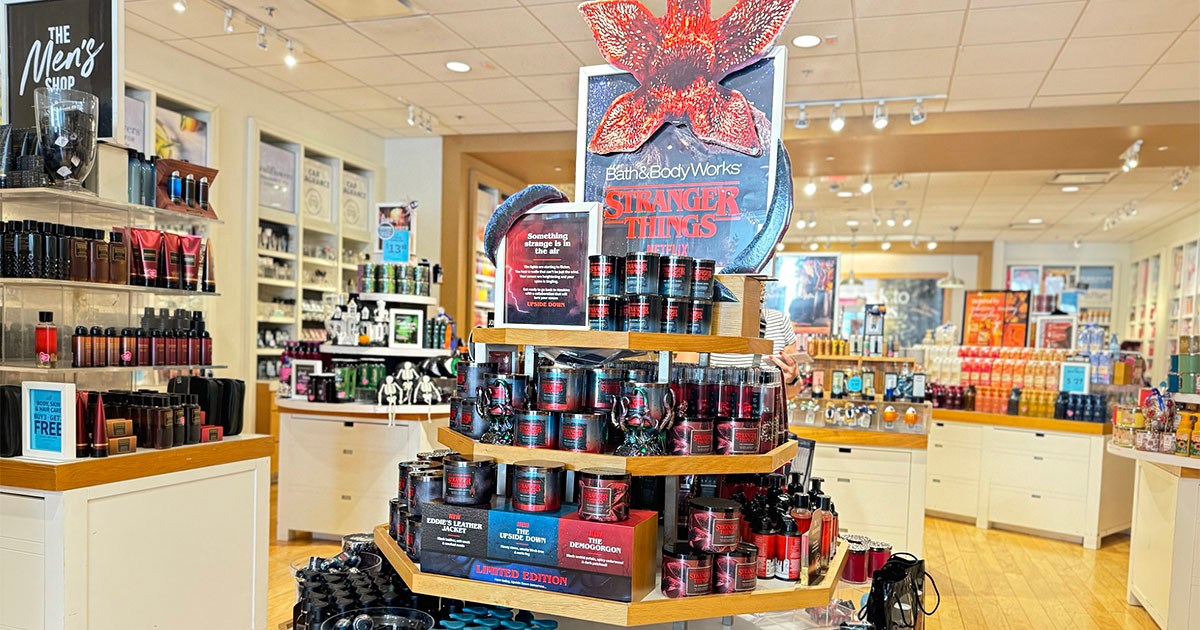 Body Work Stuff Get 50% Off New Bath & Body Works Stranger Things Collection | Hip2Save