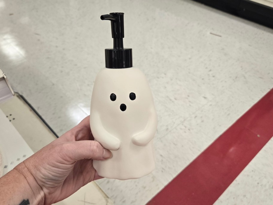 ghost soap pump in-hand