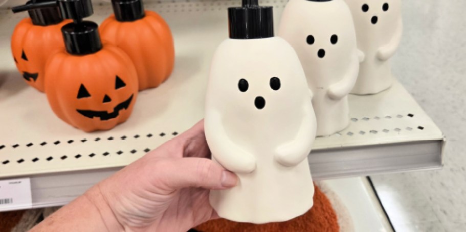 Hurry! Target’s Halloween Bathroom Accessories are Selling Out — Soap Pumps, Rugs, & More Starting at $5!