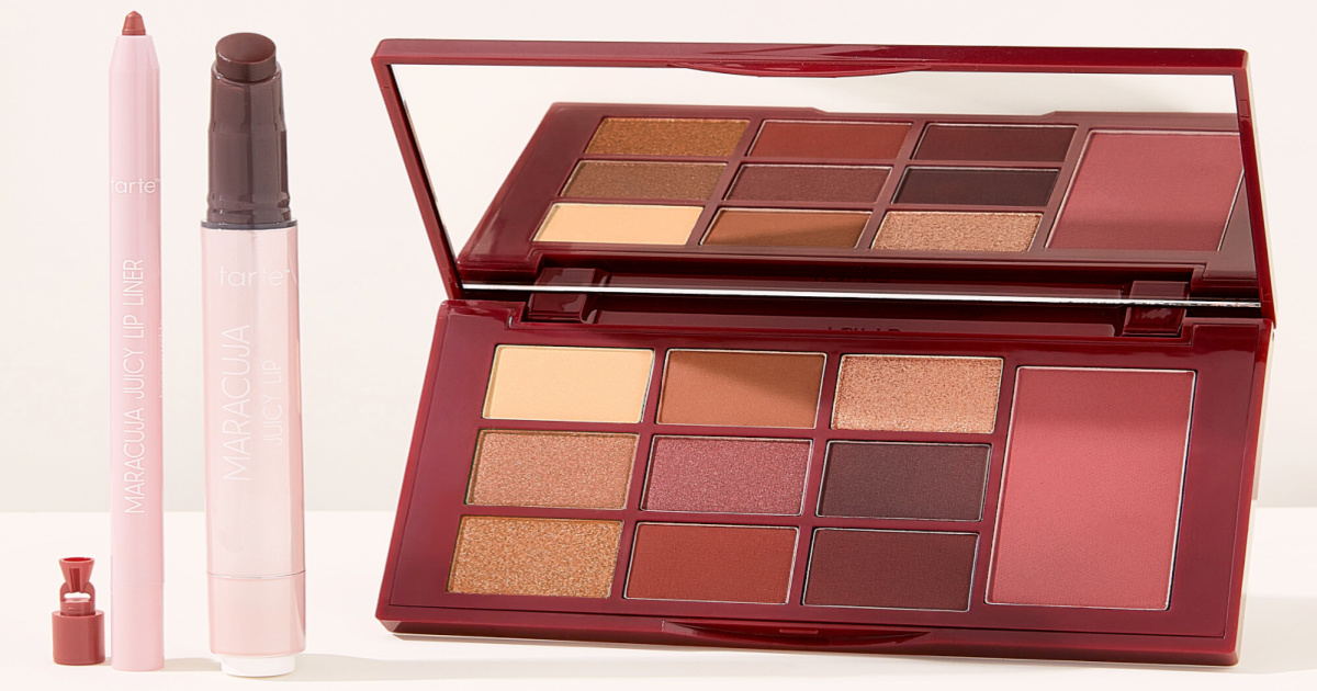 Tarte Cosmetics Maracuja Set Only $25 Shipped ($137 Value!) – Includes Lip Color, Liner, & Eyeshadow Palette