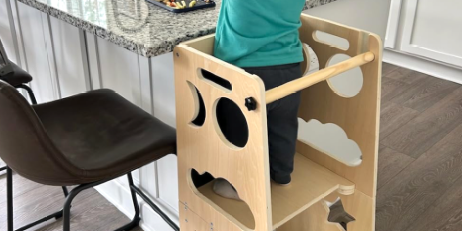 Toddler Step Stool $34.99 Shipped on Amazon (Reg. $80) | Great for the Kitchen & Bathroom!