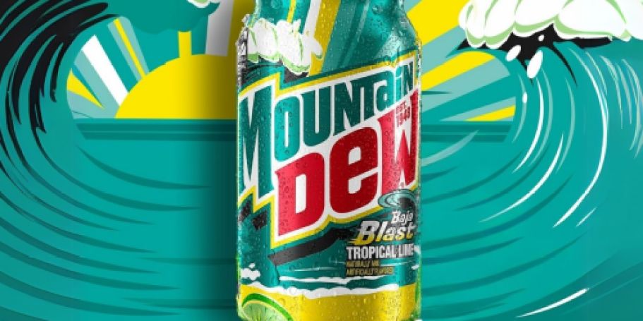 Hurry! Pre-Order the New Mountain Dew Baja Blast for $4 on Amazon