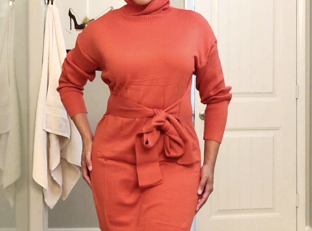 Turtleneck Sweater Dress Only $15.59 Shipped on Amazon (Reg. $39) | Perfect for Fall