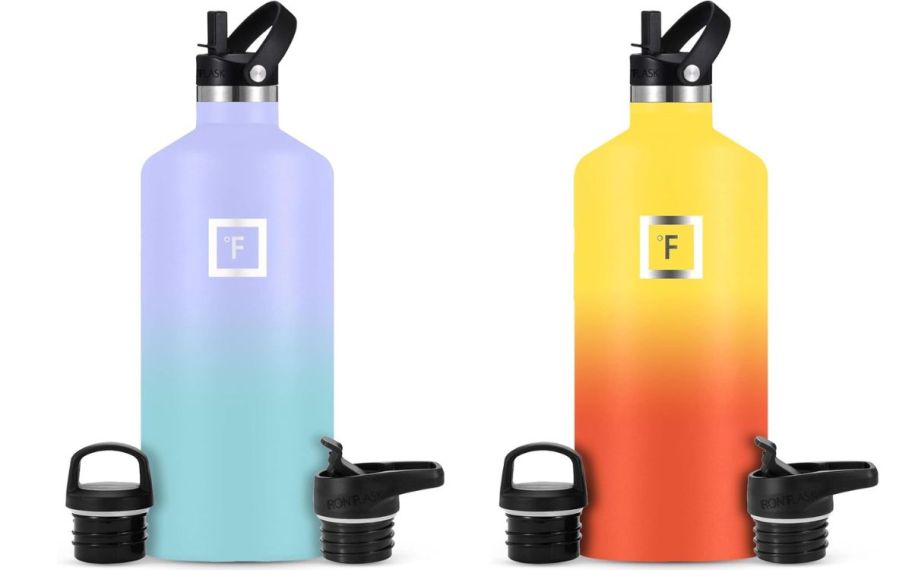 two new Iron flasks