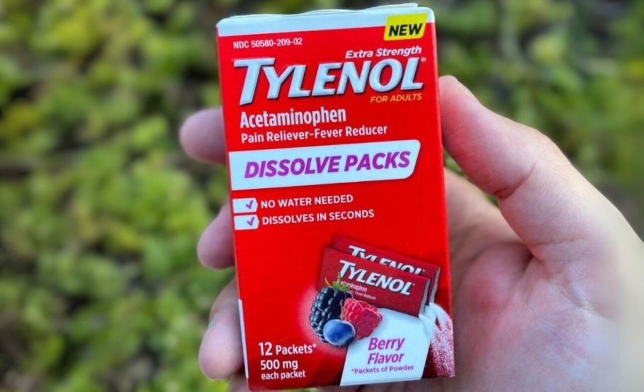 Tylenol Extra Strength Dissolve Packs 12-Count Only $1.83 Shipped on Amazon