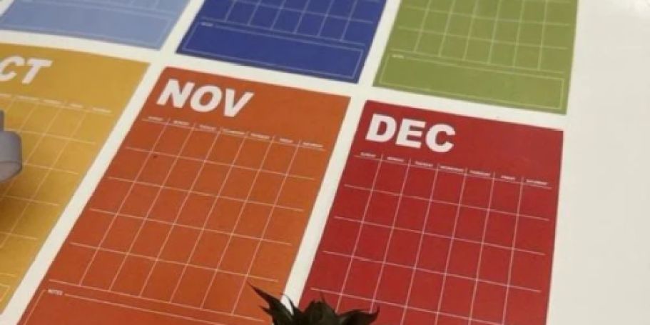 Giant Wall Calendar Only $5.88 on Walmart.com