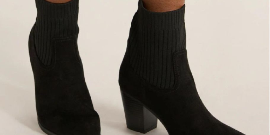 Knit-Top Women’s Boots Only $29.98 on Walmart.com | Designer-Inspired Look for Less!