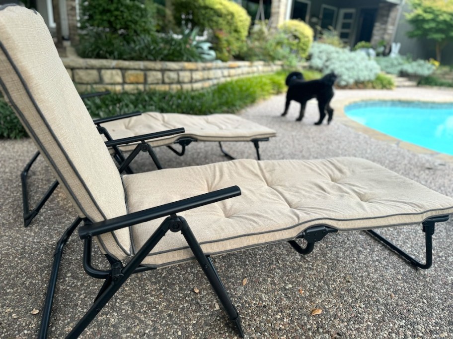 HOT Walmart Patio Furniture Sale | Foldable Outdoor Chaise Lounge Only $32.98 (Reg. $59)