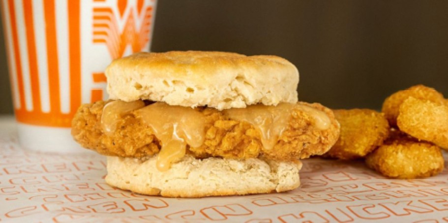 FREE Whataburger Honey Butter Chicken Biscuit on February 4th
