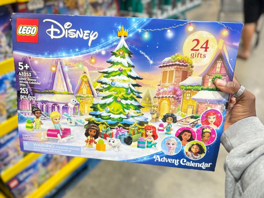 2024 LEGO Disney Advent Calendar in hand in store