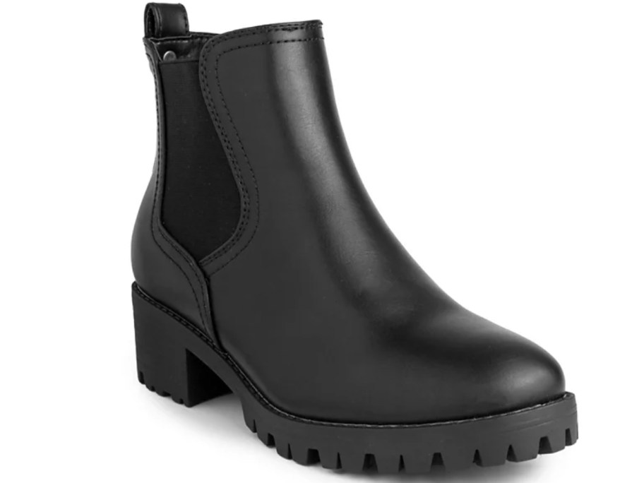 women's black ankle boot