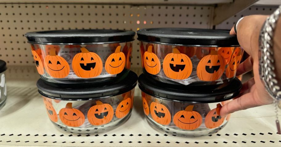 Anchor Hocking Pumpkins Food Storage Containers