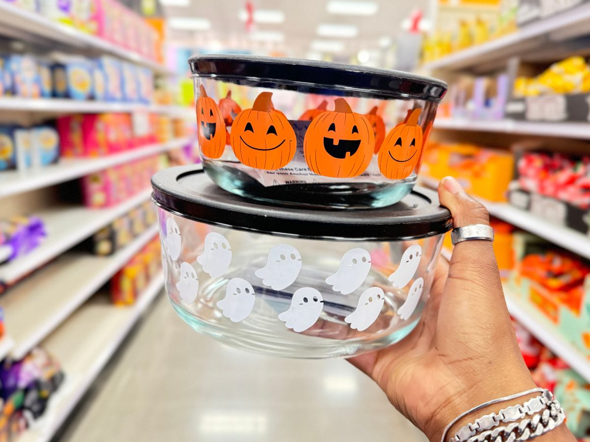 NEW Halloween Anchor Hocking Glass Food Containers Only $5.99 on Target.com