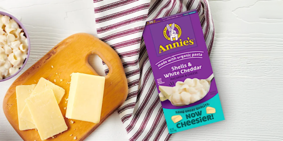 FREE Box Of Annie’s Now Cheesier Macaroni & Cheese