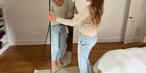 50% Off Arched Floor Mirror – Just $29.99 Shipped on Walmart.com