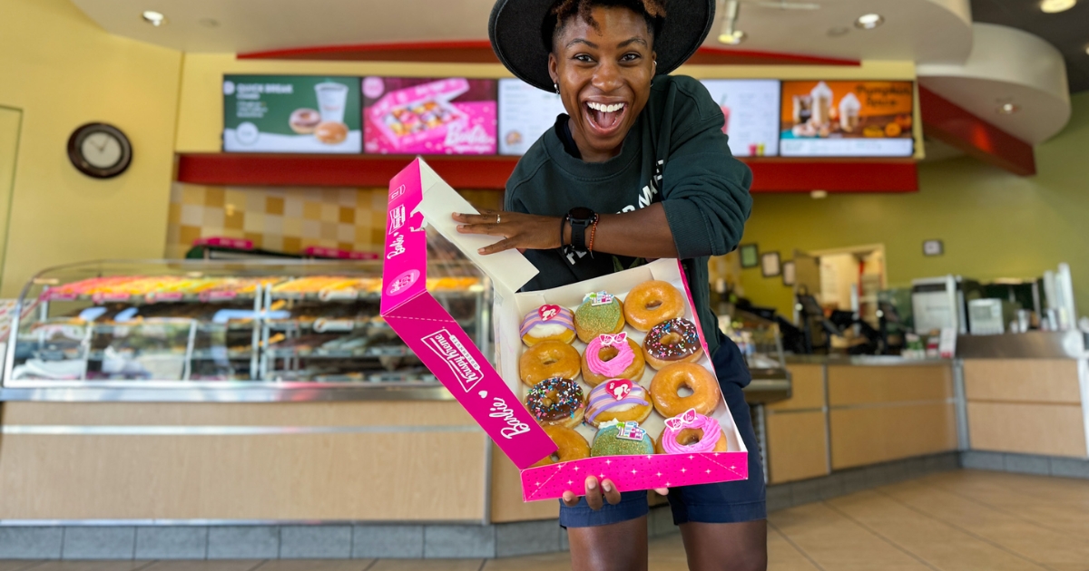 *NEW* Krispy Kreme Barbie Collection Available | Featuring 4 Limited Edition Doughnuts!