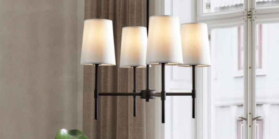 Better Homes & Gardens 4-Light Chandelier Only $29.76 at Walmart (Reg. $130)