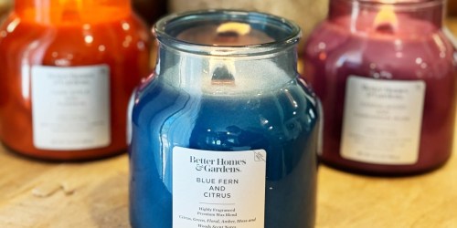 Better Homes & Gardens Wood Wick Candles ONLY $5 on Walmart.com (Several Team Members Bought These!)