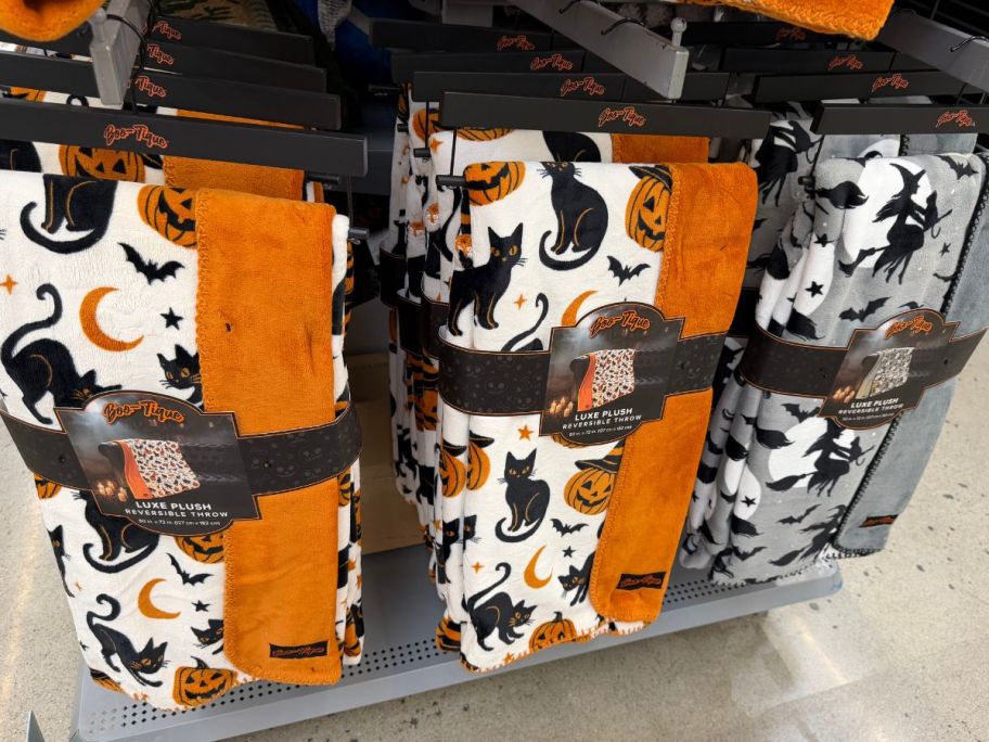 Boo-tique Halloween Plush Soft Oversized Couch Throw Blankets in store