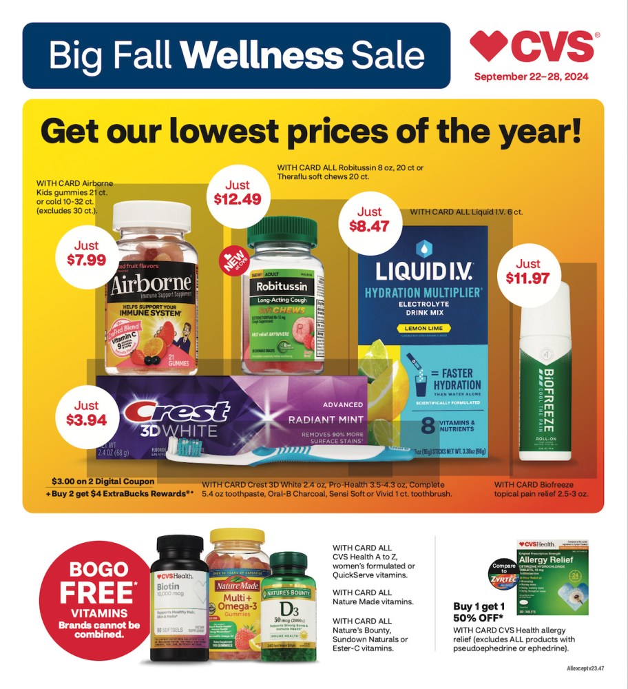 page from CVS ad