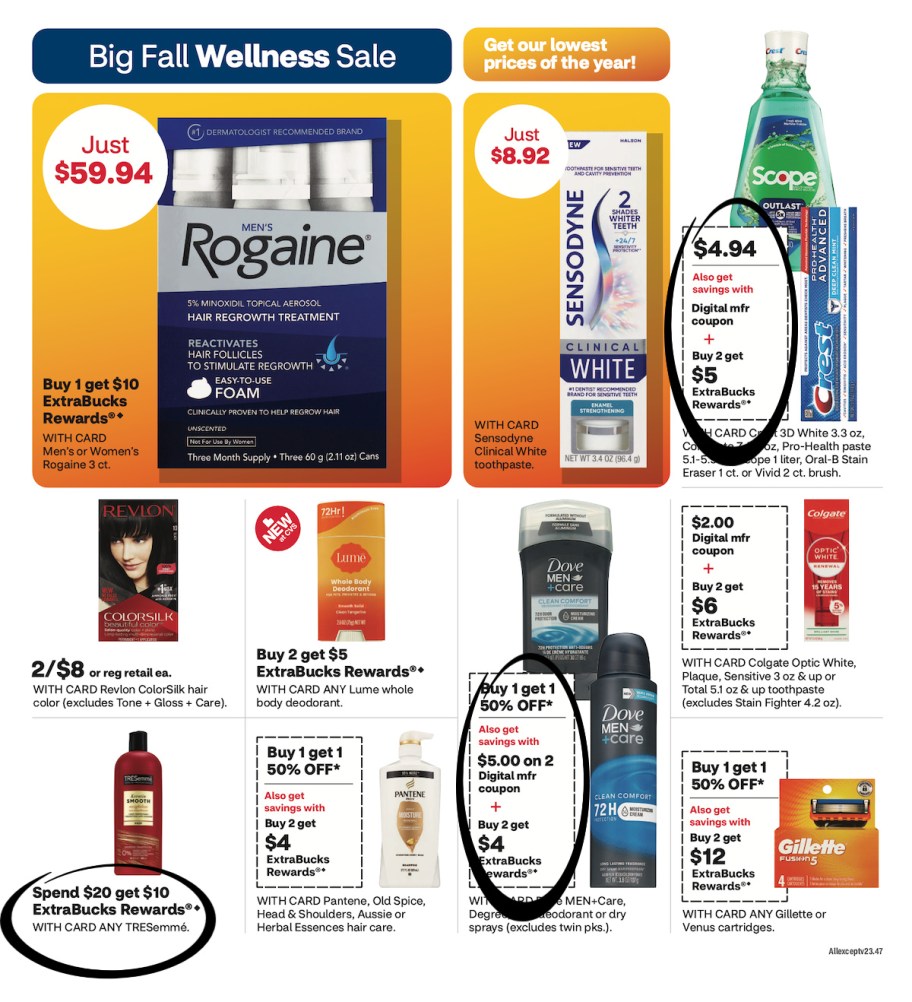 page from CVS ad