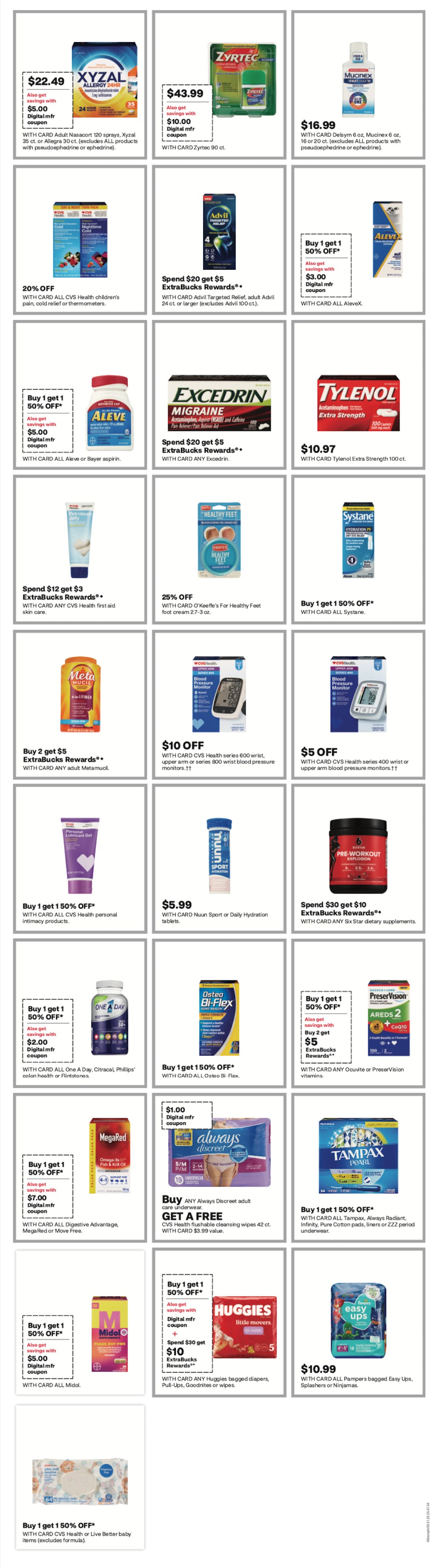 page from CVS ad