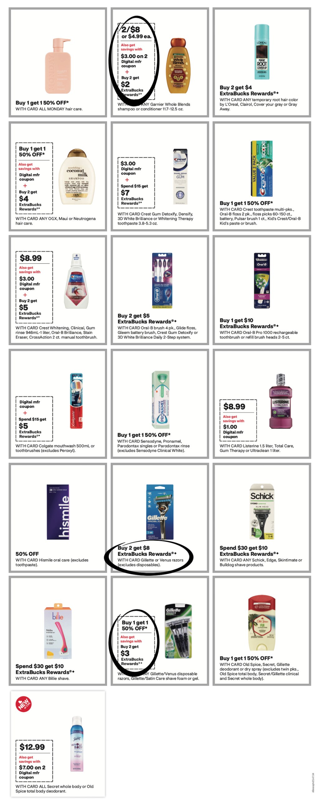 page from CVS ad