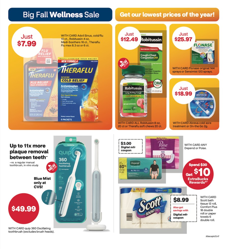 page from CVS ad