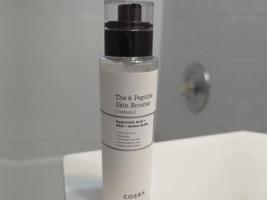 Cosrx The 6 Serum on a sink