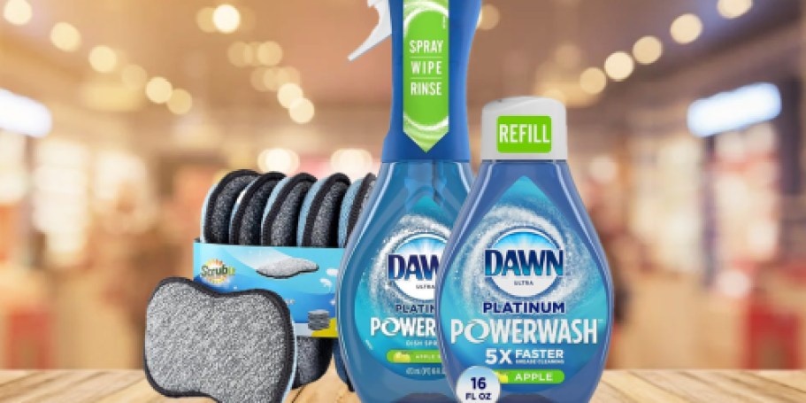 Dawn Powerwash Bundle Only $13.99 Shipped (Reg. $29) | Includes Bottle, Refill, & 6 Sponges