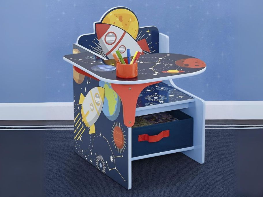 Delta Children Store Space Adventures Chair Desk w/ Storage Bin 