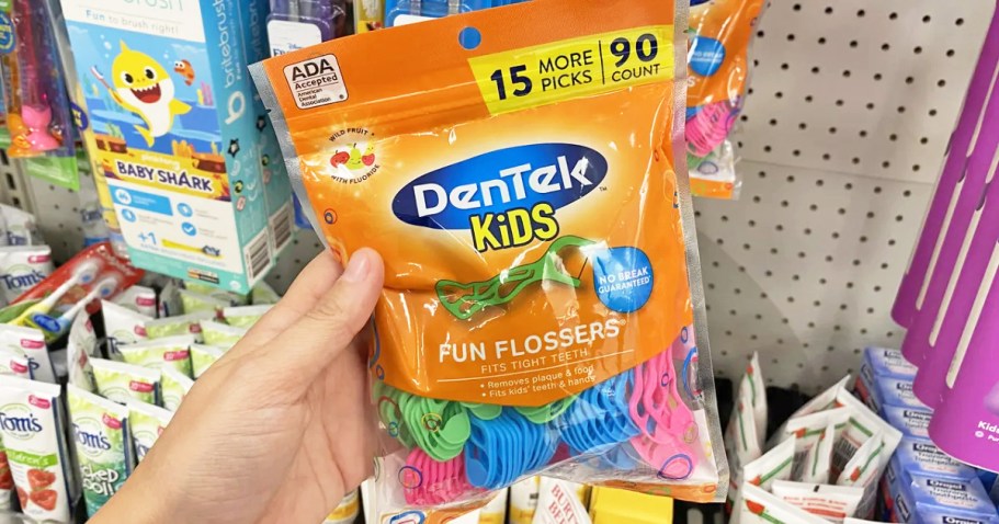 DenTek Kids Floss Picks 90-Count Bag Only $1.81 Shipped on Amazon