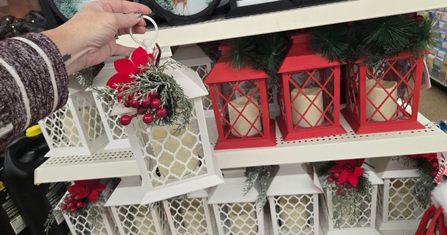 Dollar Tree Christmas Lanterns