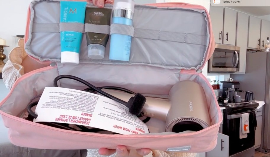 Double-Layer Travel Case Just $11.49 on Amazon (Reg. $23) | Fits All Your Hair Tools & Products