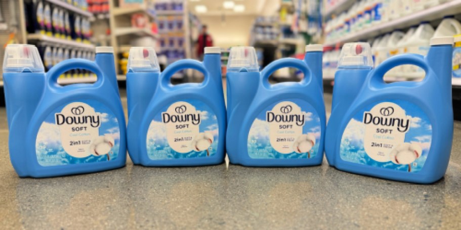 4 HUGE Downy Fabric Softener 140oz Bottles Only $34 Shipped on Amazon (Around $8.50 Each!)