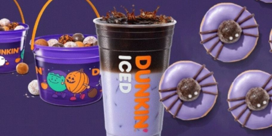 The Dunkin’ Munchkins Bucket is Coming October 16th + More Halloween Goodies!