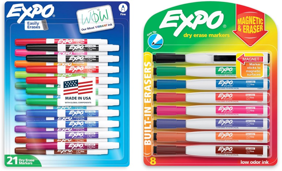 two packs of EXPO Markers