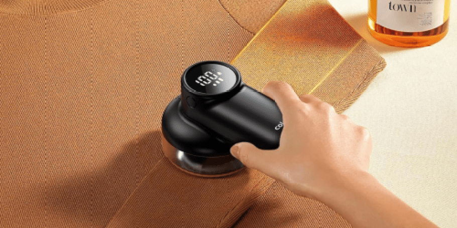 Fabric Shaver Just $6.45 Shipped on Amazon | Rechargeable & Perfect for Travel