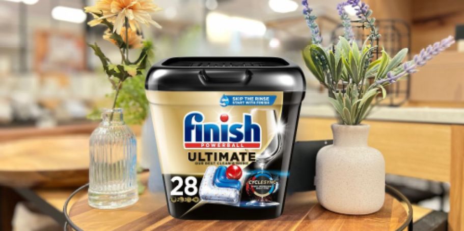 Finish Ultimate Dishwasher Detergent Tablets Only $8.54 After Walmart Cash