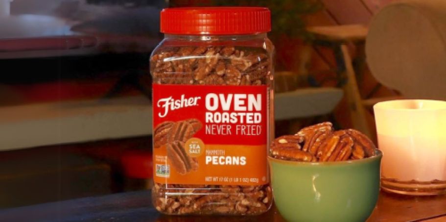 Fisher Nuts Oven Roasted Pecans 17oz Only $12.48 Shipped on Amazon