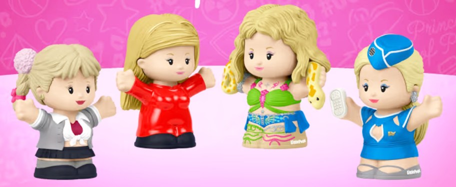 4 Britney Spears Fisher-Price Little People figures