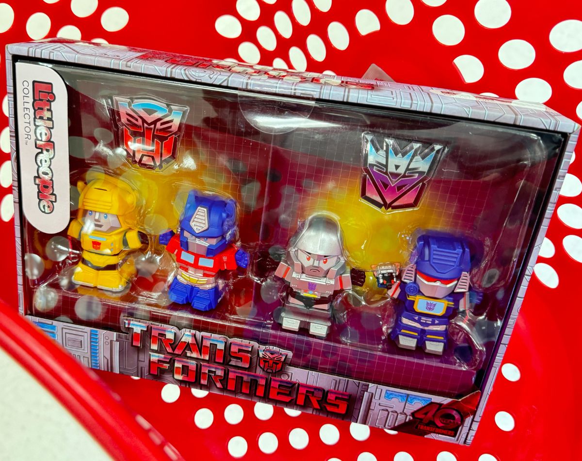 NEW Transformers Little People Collector Set on Target.com | Perfect Retro Gift Idea