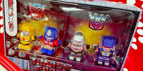 NEW Transformers Little People Collector Set on Target.com | Perfect Retro Gift Idea