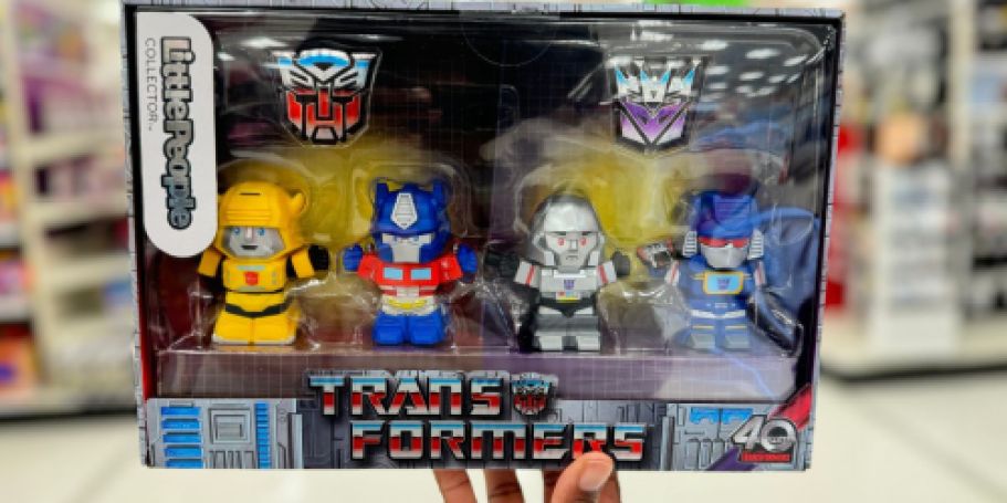 NEW Transformers Little People Collector Set Just $17.49 on Target.com (Reg. $25)