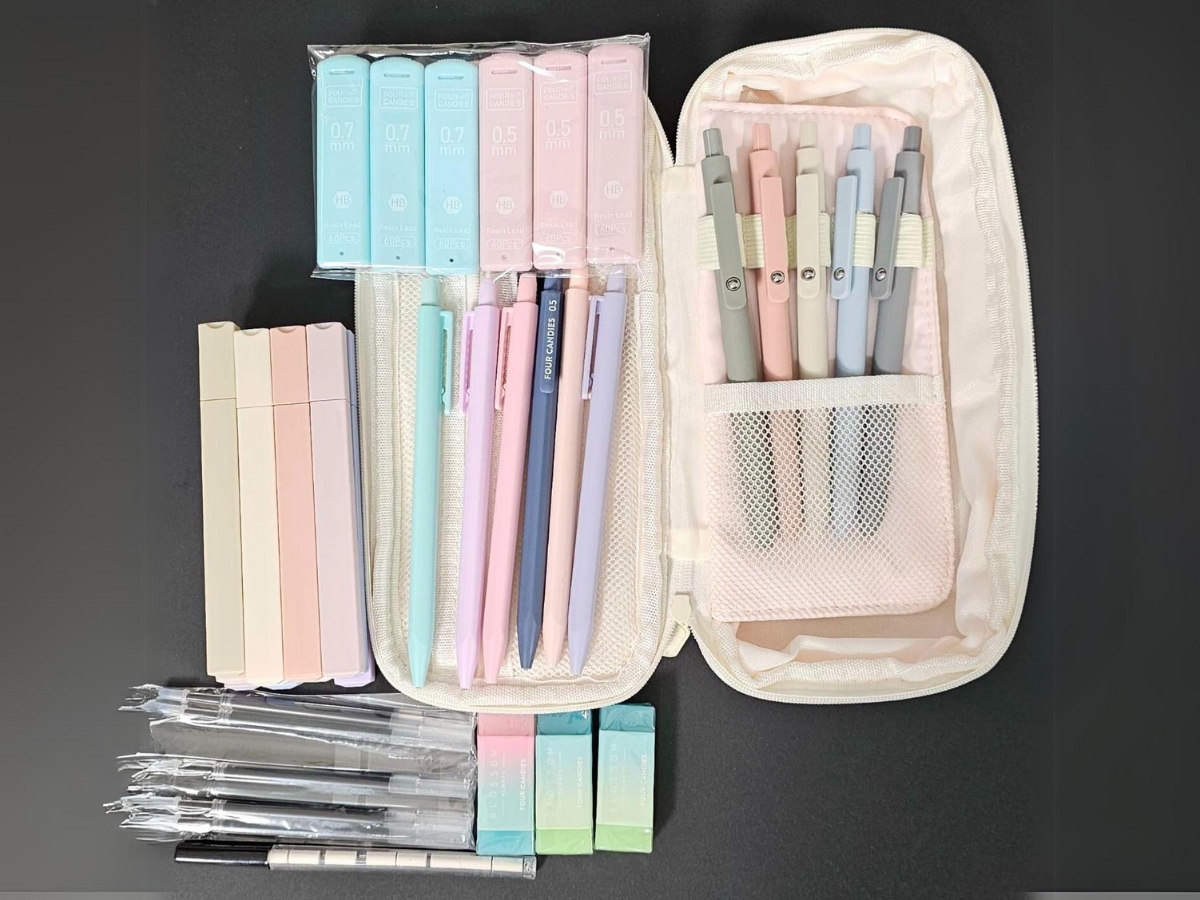 HUGE 39-Piece Supplies Set Only $16 Shipped on Amazon – Comes w/ Pens, Pencils, Highlighters & More